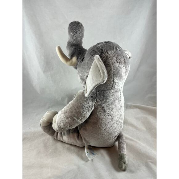 Build A Bear Gray Elephant Stuffed Plush Animal 13" Giggles Sound Retired - Picture 6 of 10